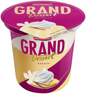 Пудинг Ehrmann Grand Dessert ваниль со сливочным муссом 4,7% 200 г
