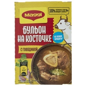 Maggi бульон на косточке с говядиной 8 шт по 9 г
