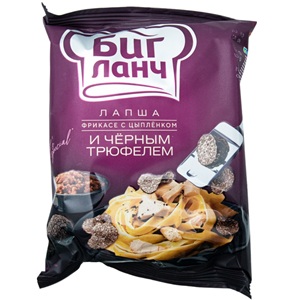 Биг Ланч лапша фрикасе с цыпленком и черным трюфелем 75 г