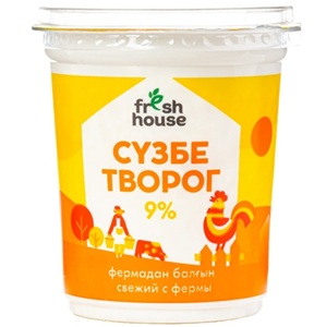 Fresh House творог рассыпчатый 9% 250 г