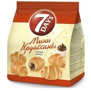 7 Days мини-круассан С кремом какао 200 г