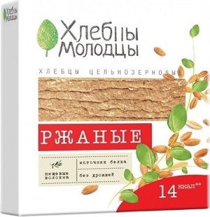 Хлебцы Молодцы Ржаные 110 гр